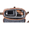 Barber Shop Small Messenger Pageboy Camera Bag (Brown Grained Leather)