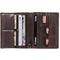 Barber Shop Pixie Leather Memory & Credit Card Organizer (Dark Brown)