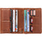 Barber Shop Pixie Leather Memory & Credit Card Organizer (Brown)