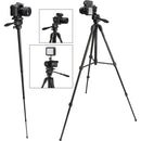 Magnus PV-7451M Tripod/Monopod with 3-Way Pan/Tilt Head