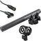 Azden SGM-250P Shotgun Microphone with Universal Shock Mount and XLR Cable Kit
