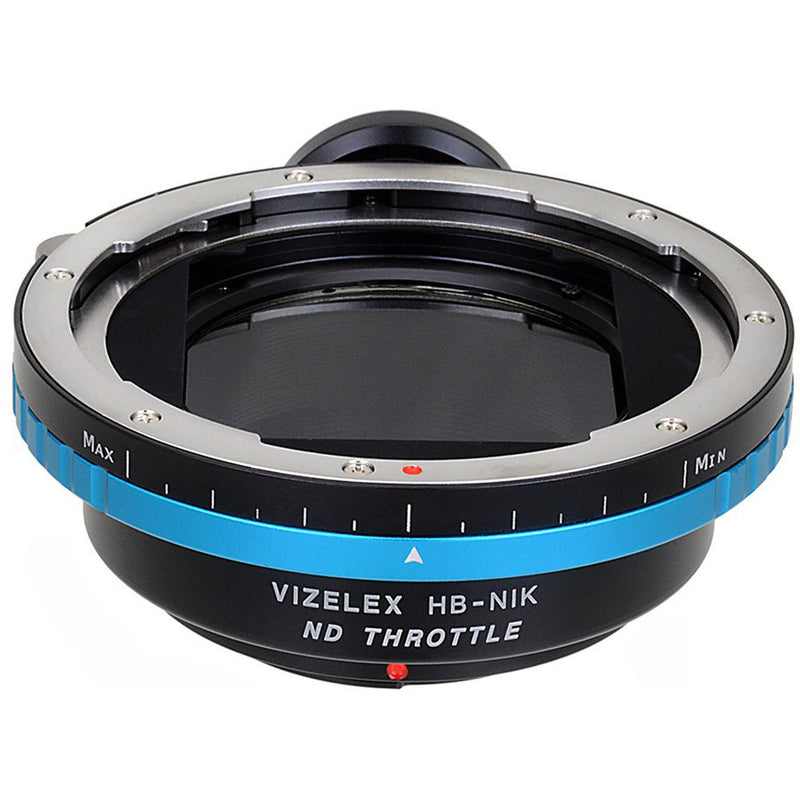 FotodioX Vizelex Pro ND Throttle Lens Mount Adapter for Hasselblad V-Mount Lens to Nikon F-Mount Camera