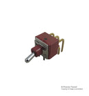 C & K COMPONENTS E201MD1ABE Toggle Switch, DPDT, Non Illuminated, On-On, E Series, Through Hole