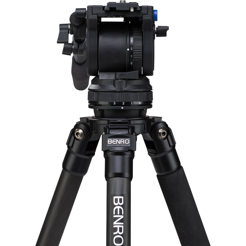 Benro C373F Series 3 Carbon Fiber Video Tripod & BV4 Head