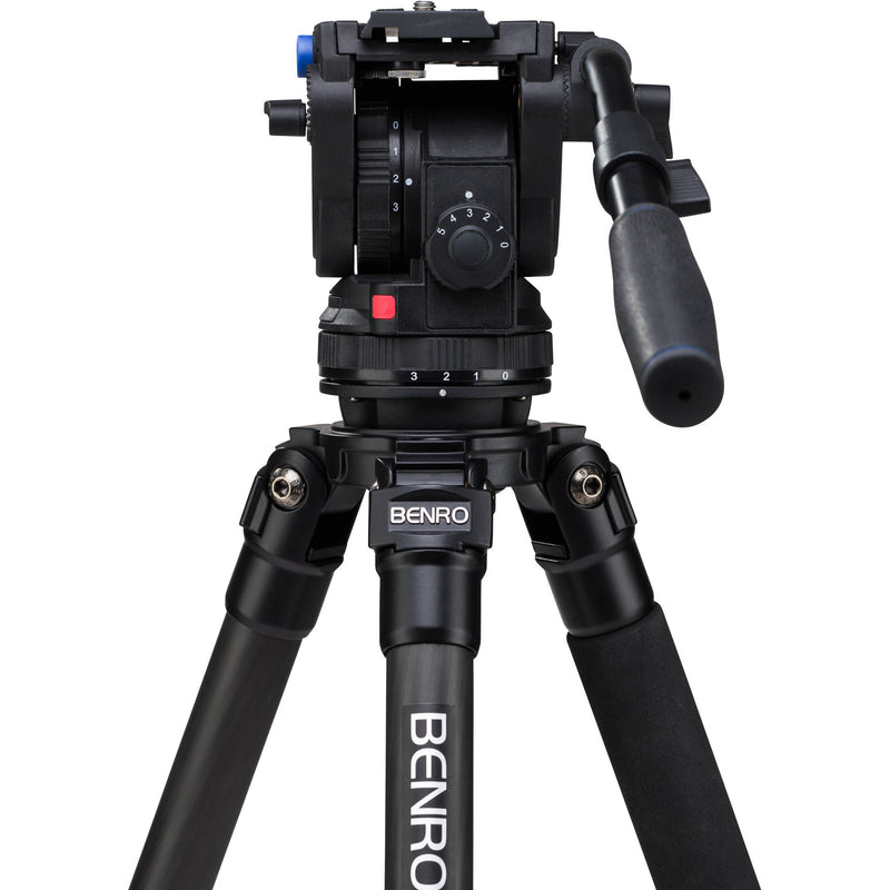 Benro C373F Series 3 Carbon Fiber Video Tripod & BV4 Head