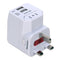 QVS Premium World Power Travel Adapter Kit (White)