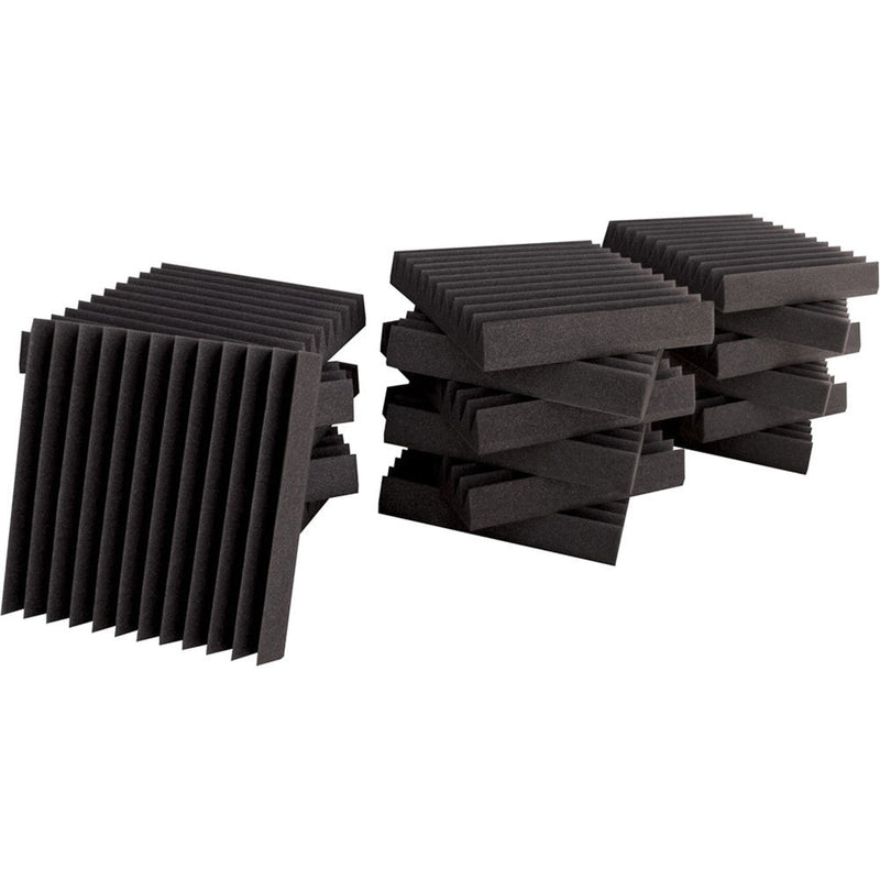 Ultimate Acoustics Studio Bundle I - 18-Piece Pack of Acoustic Foam Wedges