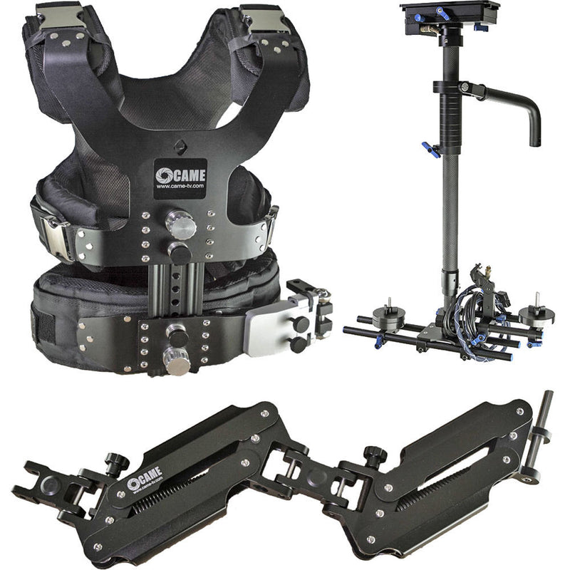 CAME-TV Pro Camera Carbon Stabilizer with Support Vest & Support Arm