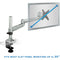 Mount-It! Quick Connect Single Monitor Desk Mount with Articulating Swivel Arm
