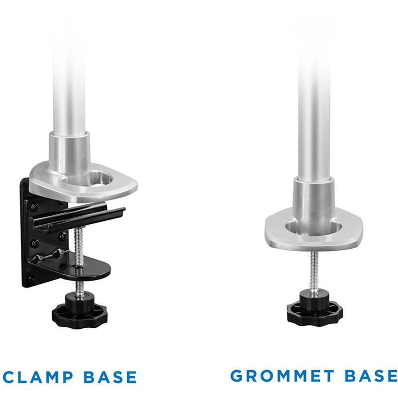 Mount-It! Quick Connect Single Monitor Desk Mount with Articulating Swivel Arm
