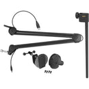 Auray BAI-2U Two-Section Broadcast Arm with Internal Springs and Integrated USB Cable
