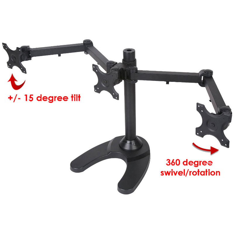 Mount-It! Triple Arm Freestanding Monitor Stand