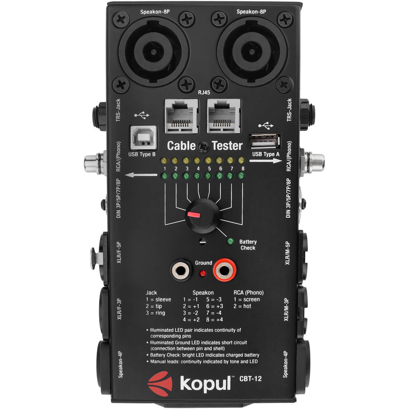 Kopul CBT-12 - 12-in-1 Cable Tester