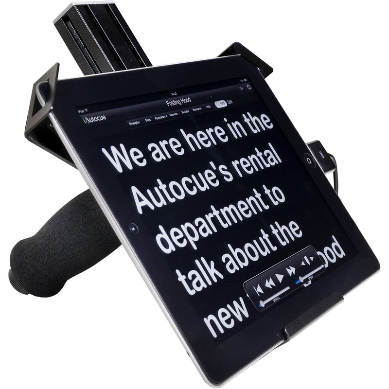 Autocue/QTV iPad Portal with Docking Station