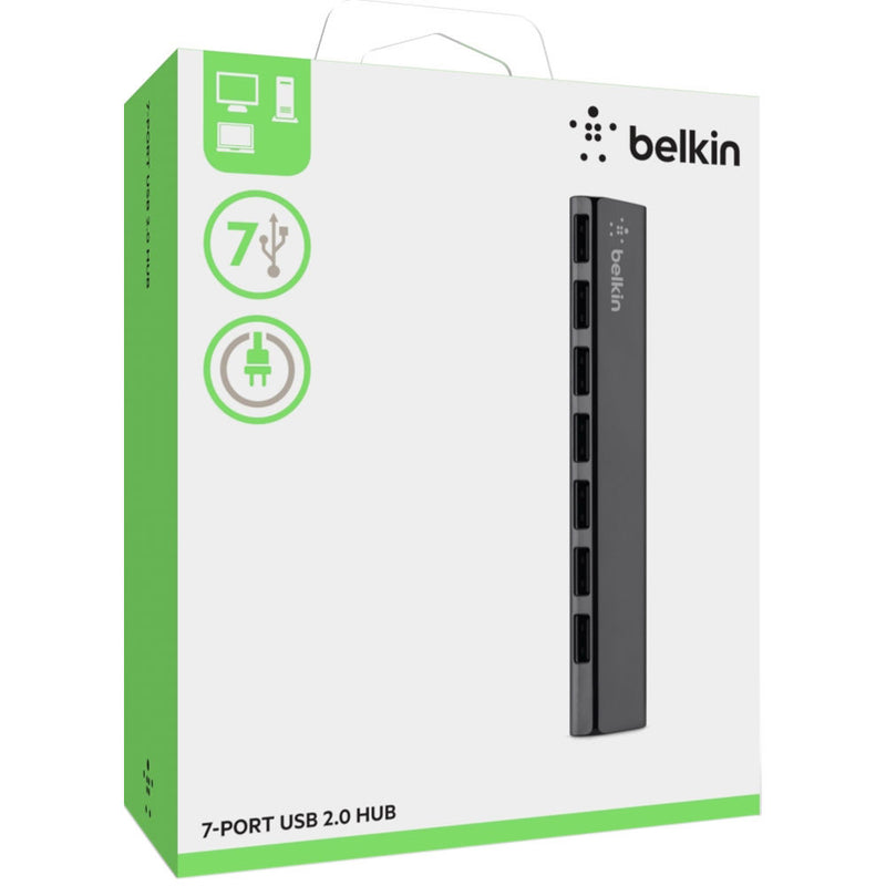 Belkin F4U041TT 7-Port Ultra-Slim Desktop USB Hub