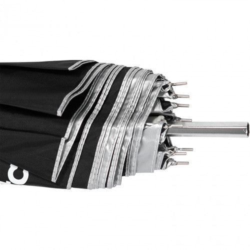 Westcott Umbrella - Soft Silver, Collapsible Compact - 43"