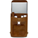 MacCase Premium Leather Flight Jacket with Backpack Straps for MacBook Pro 15" (Vintage)