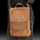 MacCase Premium Leather Flight Jacket with Backpack Straps for MacBook Pro 15" (Vintage)