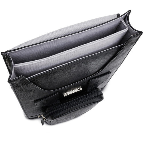 MacCase Premium Leather Briefcase (Black)