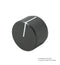 MULTICOMP KB00023 Knob, Round Shaft, 6.4 mm, Aluminium, Round with Indicator Line, 23.8 mm, KLN Series