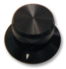MULTICOMP KB00037 Knob, Round Shaft, 6.4 mm, Aluminium, Round with Indicator Arrow, 28.5 mm
