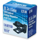 Carson Model LT-10 11.5x Lighted LinenTest