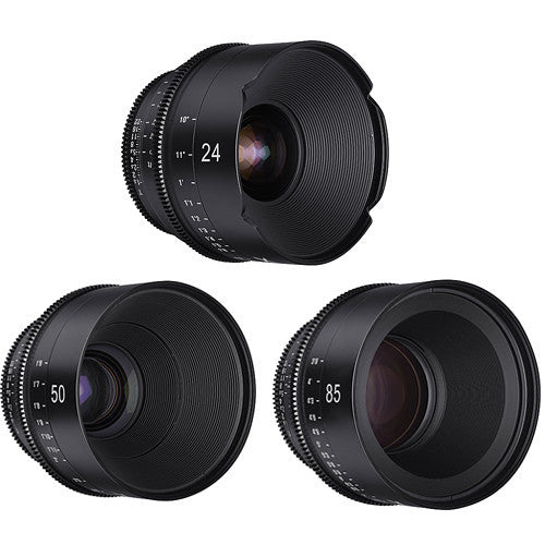 Rokinon Xeen 24, 50, 85mm T1.5 Lenses for PL Mount
