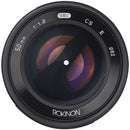 Rokinon 50mm f/1.2 Lens for Sony E (Black)