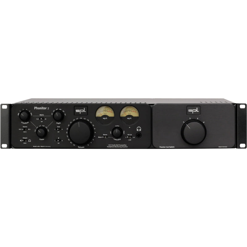 SPL Expansion Rack with 1x4 Switch for Phonitor 2 Headphones Amplifier (Black)