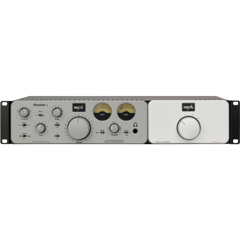 SPL Expansion Rack with 1x4 Switch for Phonitor 2 Headphones Amplifier (Silver)