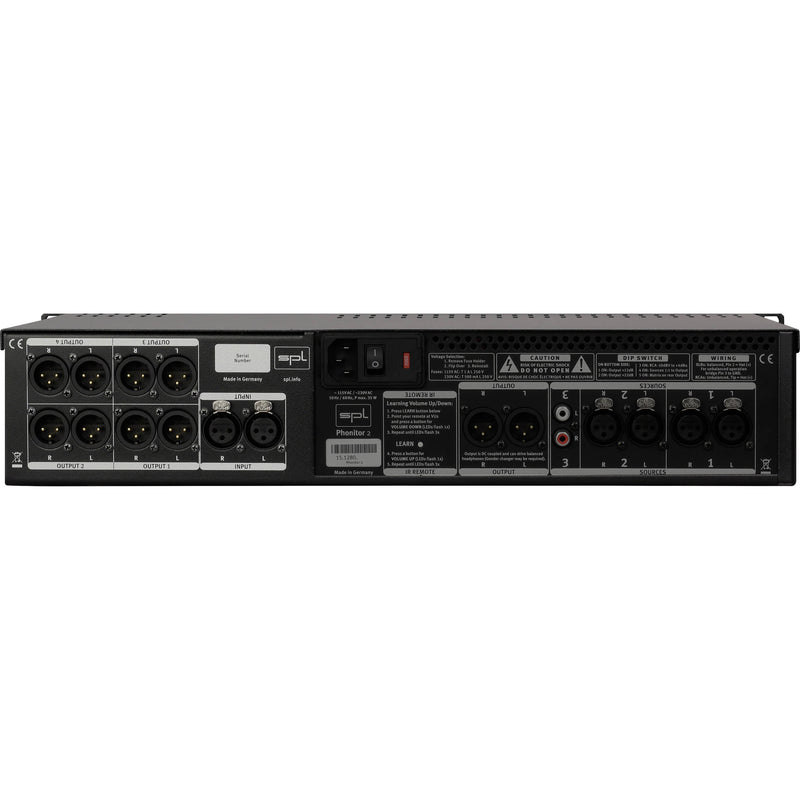 SPL Expansion Rack with 1x4 Switch for Phonitor 2 Headphones Amplifier (Black)