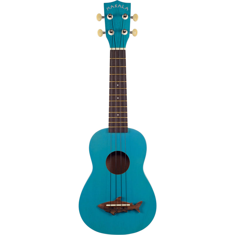 MAKALA MK-SS/BLU Shark Soprano Ukulele (Mako Blue)