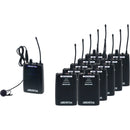 VocoPro SilentPA 16-Channel UHF Wireless Audio Broadcast System (Bodypack Transmitter & 10 Bodypack Receivers)