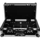 ProX XS-19MIX8U 19" Slanted Rack Mount Mixer Case (8 RU, Silver on Black)