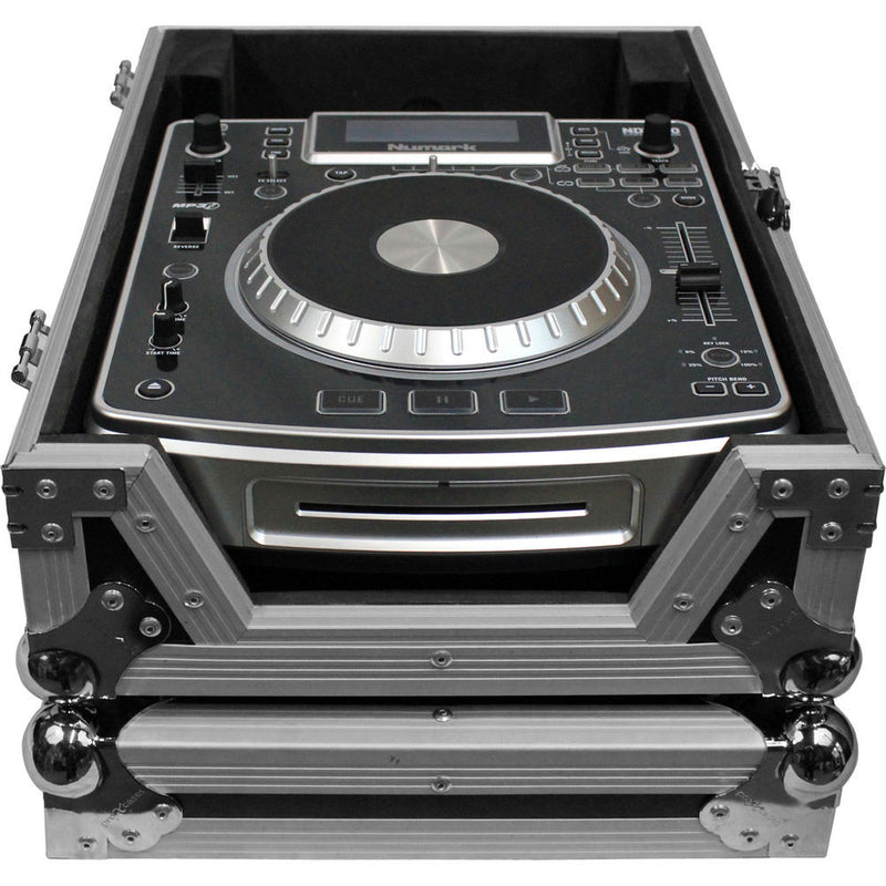 ProX CD Case for Large Format Media Player (Silver on Black)