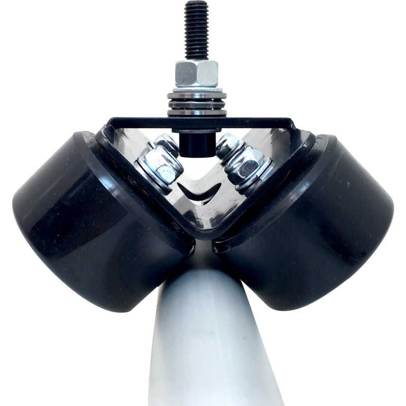 GW 100# Glide Gear Track Swivel Cine Dolly Wheels by Glide Gear : Glide Gear GW100 Video Floor Track Dolly Tripod Swivel