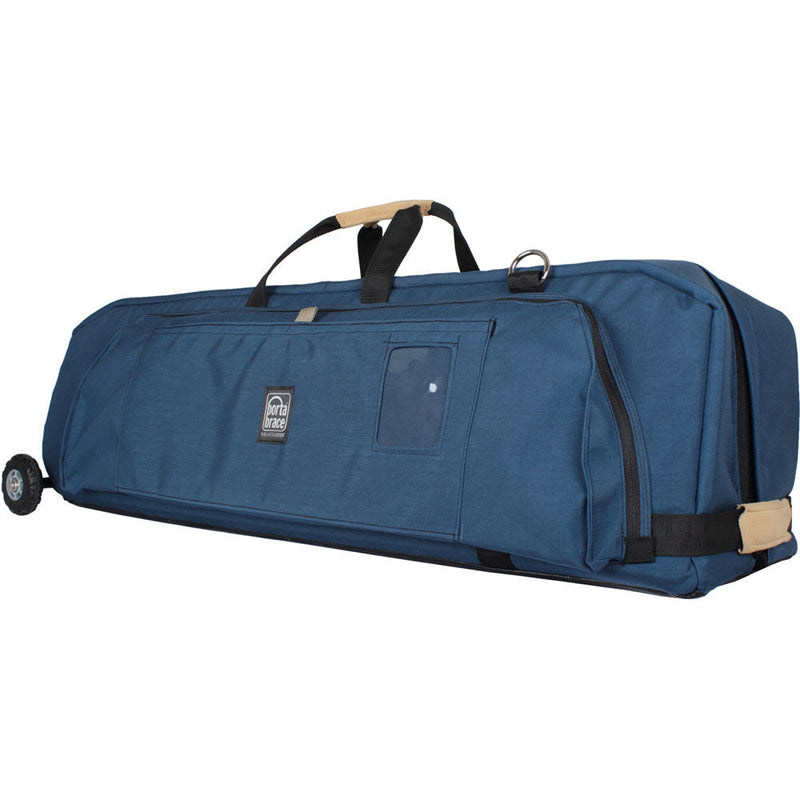 Porta Brace Wheeled C-Stand Carrying Case with CS-B9 Accessory Pouch and SAN-2B Sand Bag for Up to 37" C-Stand (Signature Blue)
