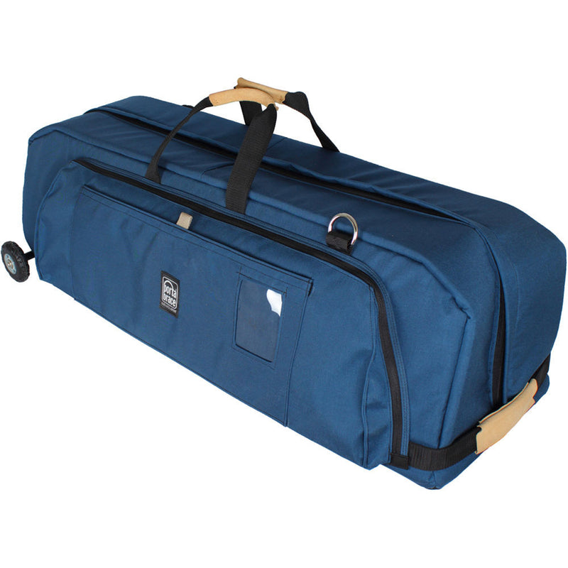 Porta Brace Wheeled C-Stand Carrying Case with CS-B9 Accessory Pouch and SAN-2B Sand Bag for Up to 37" C-Stand (Signature Blue)