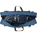 Porta Brace Wheeled C-Stand Carrying Case with CS-B9 Accessory Pouch and SAN-2B Sand Bag for Up to 37" C-Stand (Signature Blue)