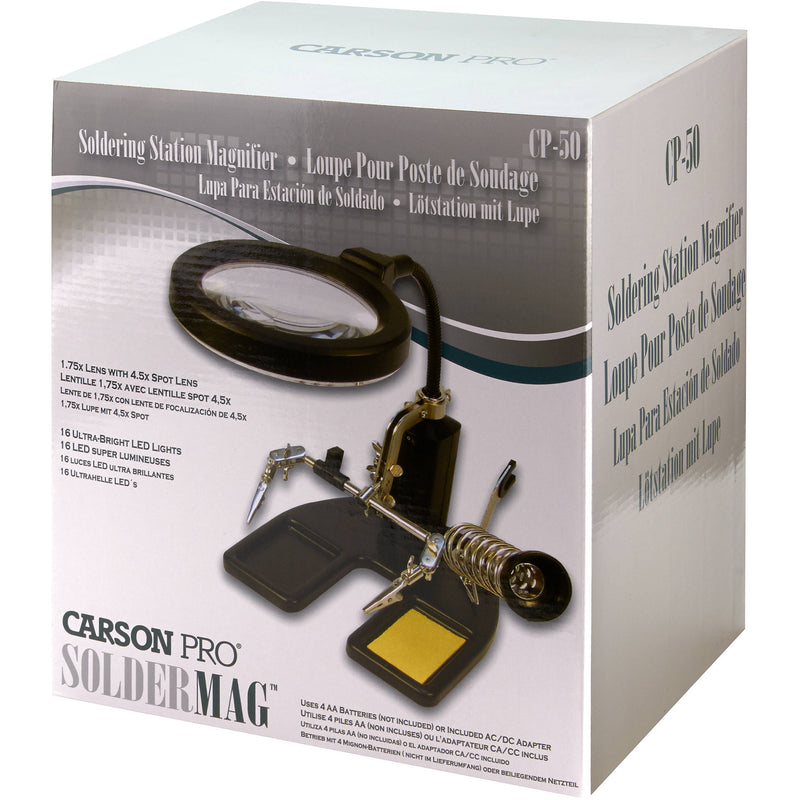 Carson CP-50 1.75x Solder Mag Magnifier with 4.5x Power Spot