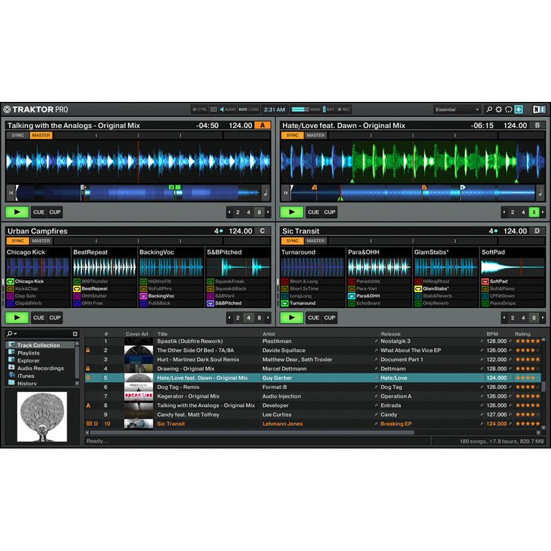 Native Instruments TRAKTOR KONTROL F1 DJ Controller for Traktor Remix Decks