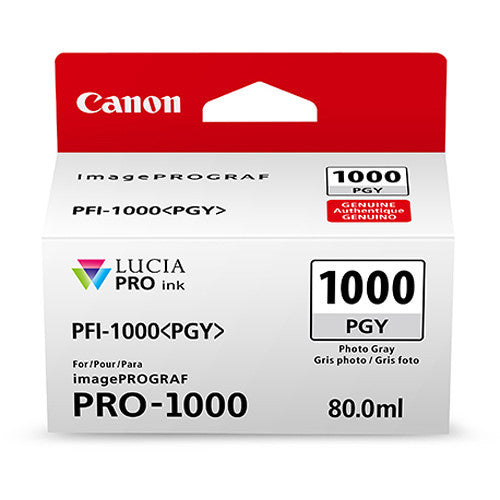 Canon PFI-1000 PGY LUCIA PRO Photo Gray Ink Tank (80ml)