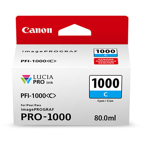 Canon PFI-1000 C LUCIA PRO Cyan Ink Tank (80ml)