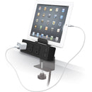 Balt Clamp Mount Outlet & USB Charger with 3 AC Outlets and 2 USB Ports