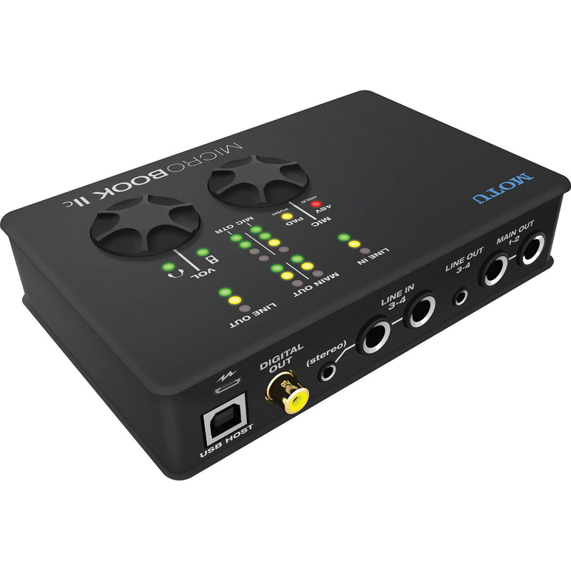 MOTU MicroBook IIc - USB 2.0 Audio Interface for Personal Recording