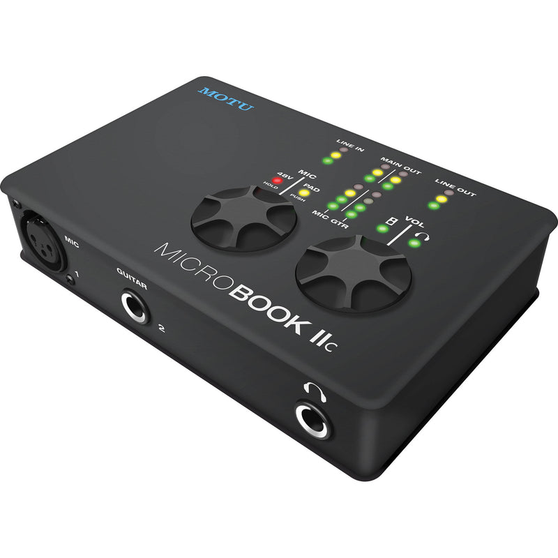 MOTU MicroBook IIc - USB 2.0 Audio Interface for Personal Recording