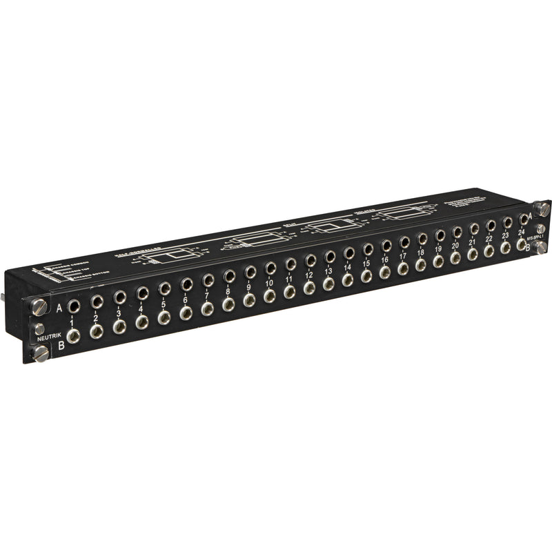 Neutrik Modular 48-Point 1/4" TRS Balanced Patch Bay