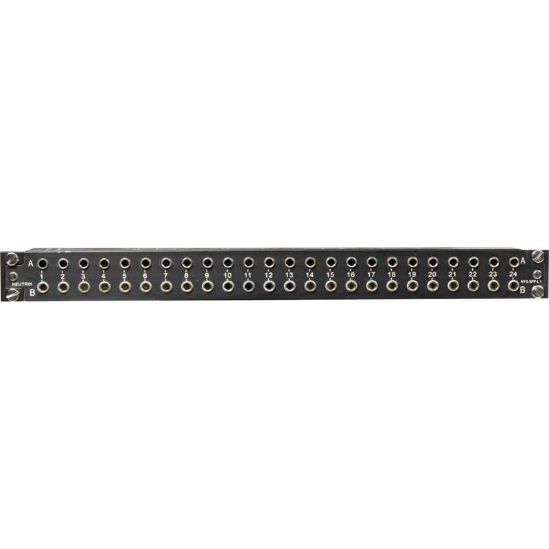 Neutrik Modular 48-Point 1/4" TRS Balanced Patch Bay