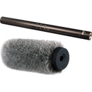 Rode NTG4+ Directional Condenser Microphone and Auray Fur Windshield Kit