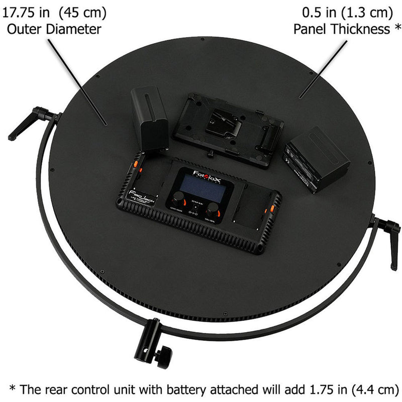 FotodioX C-700RSV FlapJack LED Bi-Color Edge Light (18")